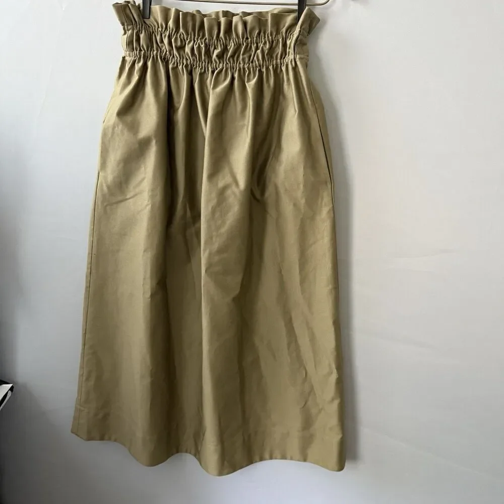 Grunge Skirt Rare Boho Sustainable Fashion Pockets Sz S Maxi High Waisted